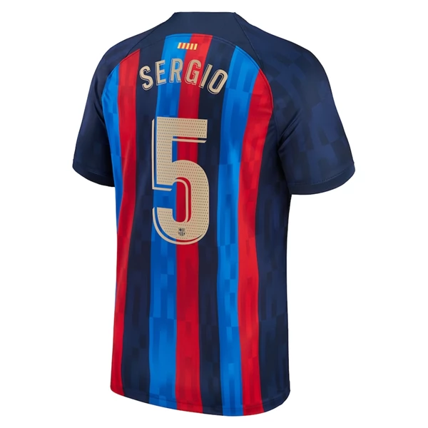 FC Barcelona Sergio 5 Hjemmedrakt 2022-23 Fotballdrakter