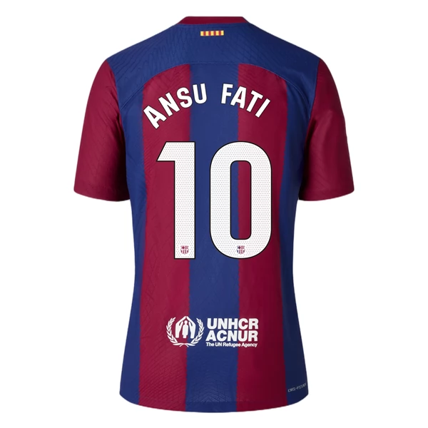 FC Barcelona Ansu Fati 10 Hjemmedrakt 2023-24 Fotballdrakter