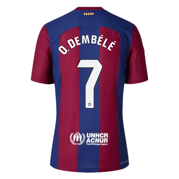 FC Barcelona O. Dembélé 7 Hjemmedrakt 2023-24 Fotballdrakter