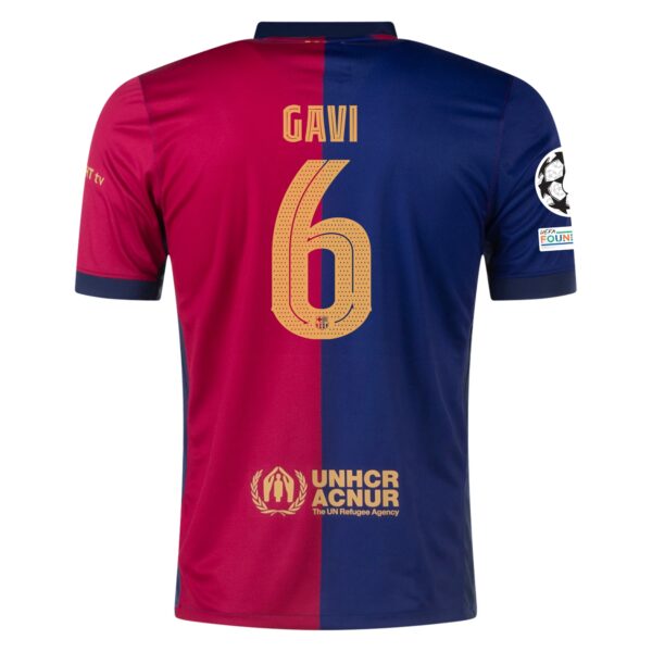 FC Barcelona Gavi 6 Hjemmedrakt 2024-25 Fotballdrakter