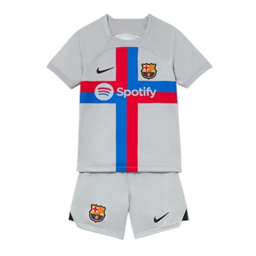 FC Barcelona Barn Tredje Draktsett 2022 2023 Fotballdrakter