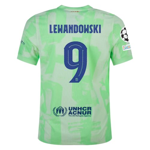 FC Barcelona Robert Lewandowski 9 Tredjedrakt 2024 25 Fotballdrakter