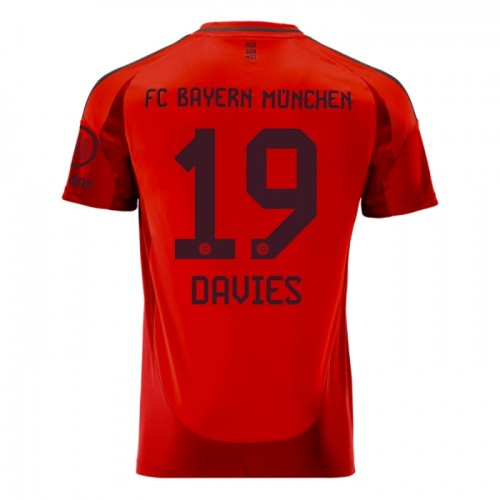 Bayern München Alphonso Davies 19 Hjemmedrakt 2024-25 Fotballdrakter