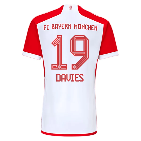 Bayern München Alphonso Davies 19 Hjemmedrakt 2023-24 Fotballdrakter