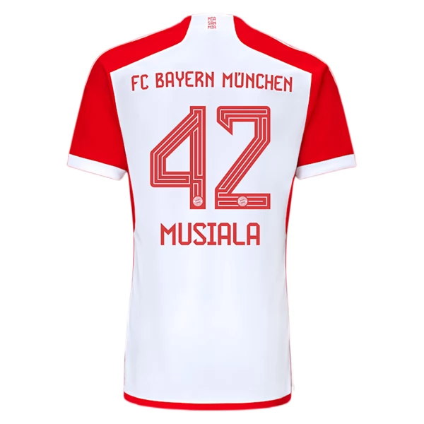 Bayern München Jamal Musiala 42 Hjemmedrakt 2023-24 Fotballdrakter