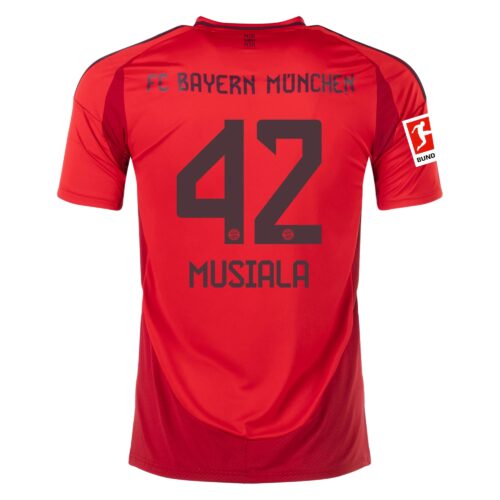 Bayern München Jamal Musiala 42 Hjemmedrakt 2024 25 Fotballdrakter