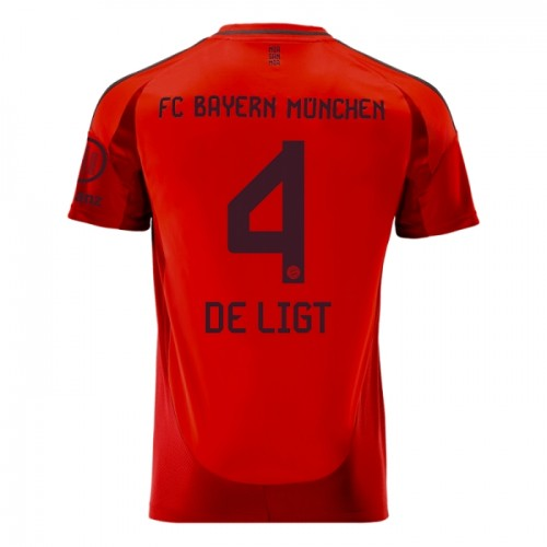 Bayern München Matthijs De Ligt 4 Hjemmedrakt 2024-25 Fotballdrakter