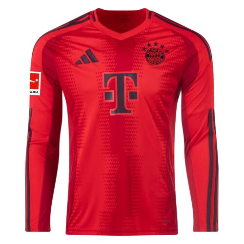 Bayern München Leroy Sané 10 Hjemmedrakt 2024 25 Fotballdrakter Langermet