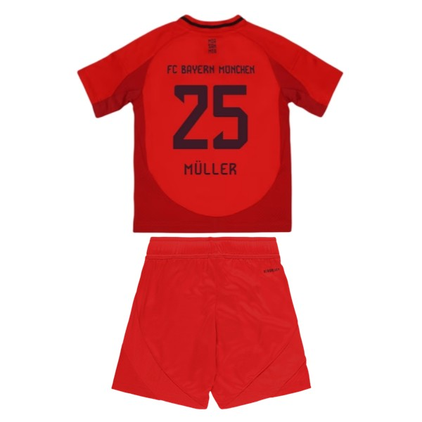 FC Bayern München Thomas Müller 25 Barn Hjemme Draktsett Fotball 2024-25