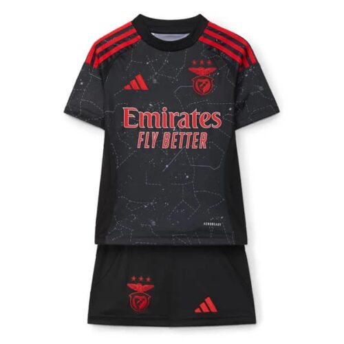 Benfica Barn Borte Draktsett 2024 Fotballdrakter