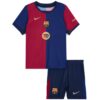 FC Barcelona Barn Hjemme Draktsett 2024 25 Fotballdrakter