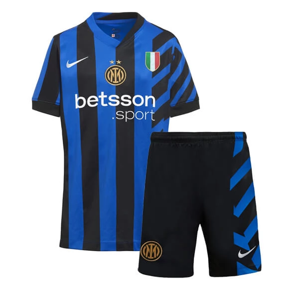 Inter Milan Barn Hjemme Draktsett 2024 2025 Fotballdrakter