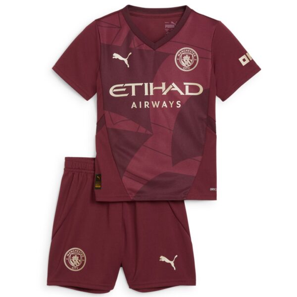 Manchester City Barn Tredje Draktsett 2024-25 Fotballdrakter