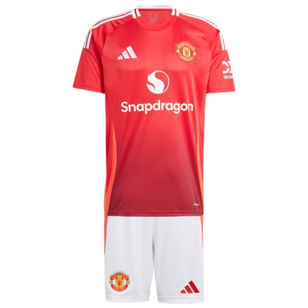 Manchester United Barn Hjemme Draktsett 2024-25 Fotballdrakter