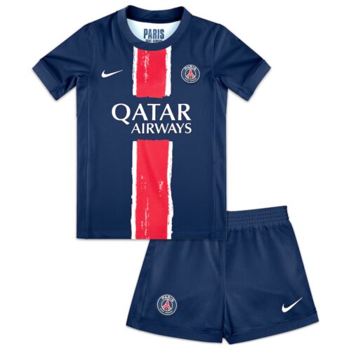Paris Saint Germain PSG Barn Hjemme Draktsett 2024 25 Fotballdrakter