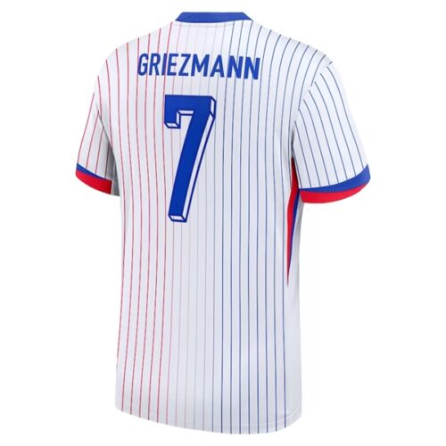 Frankrike Griezmann 7 Borte Fotballdrakter 2024