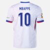 Frankrike Kylian Mbappé 10 Bortedrakt 2024 Fotballdrakter