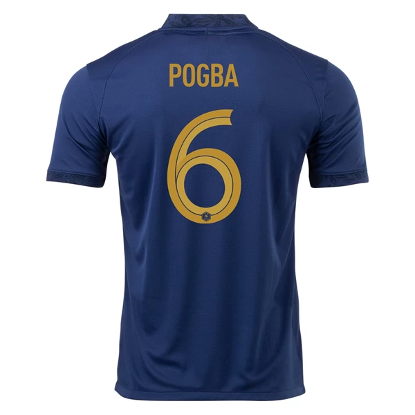 Frankrike Paul Pogba 6 Hjemmedrakt 2022 Fotballdrakter