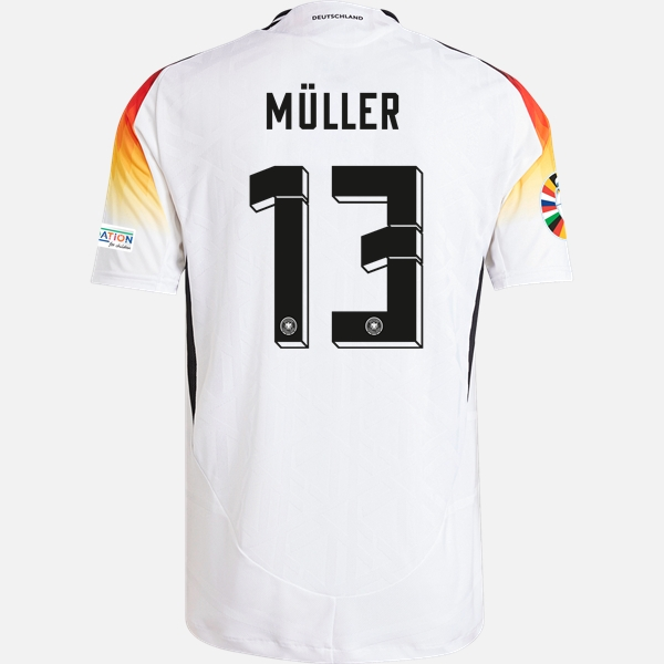 Tyskland Thomas Müller 13 Hjemmedrakt 2024 Fotballdrakter