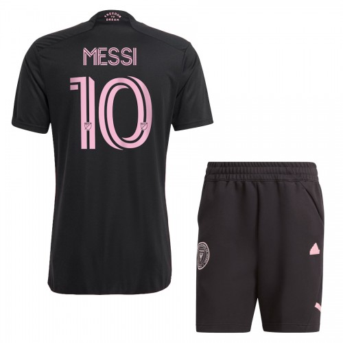 Inter Miami CF Messi 10 Barn Borte Draktsett 2024 2025 Fotballdrakter