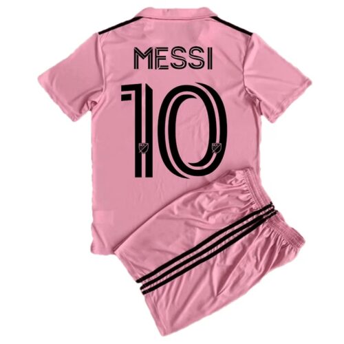 Inter Miami CF Messi 10 Barn Hjemme Draktsett 2023 2024 Fotballdrakter