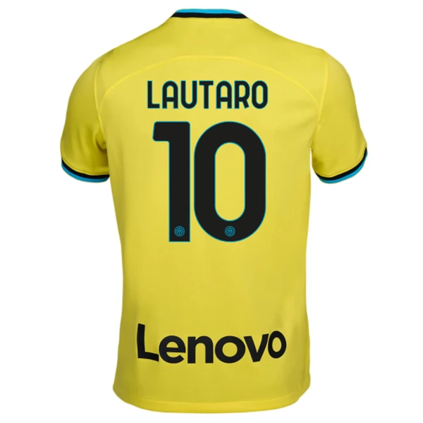 Inter Milan Lautaro Martínez 10 Tredjedrakt 2022-23 Fotballdrakter