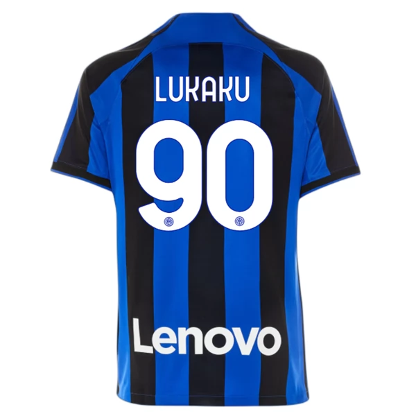 Inter Milan Romelu Lukaku 90 Hjemmedrakt 2022-23 Fotballdrakter