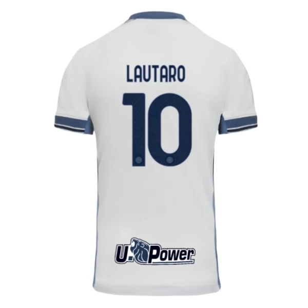 Inter Milan Lautaro 10 Bortedrakt 2024-25 Fotballdrakter