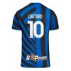 Inter Milan Lautaro 10 Hjemmedrakt 2024 25 Fotballdrakter