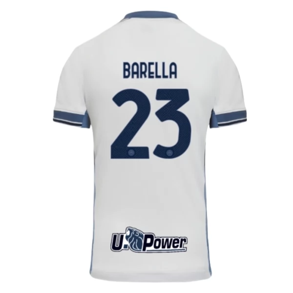 Inter Milan Nicolò Barella 23 Bortedrakt 2024-25 Fotballdrakter