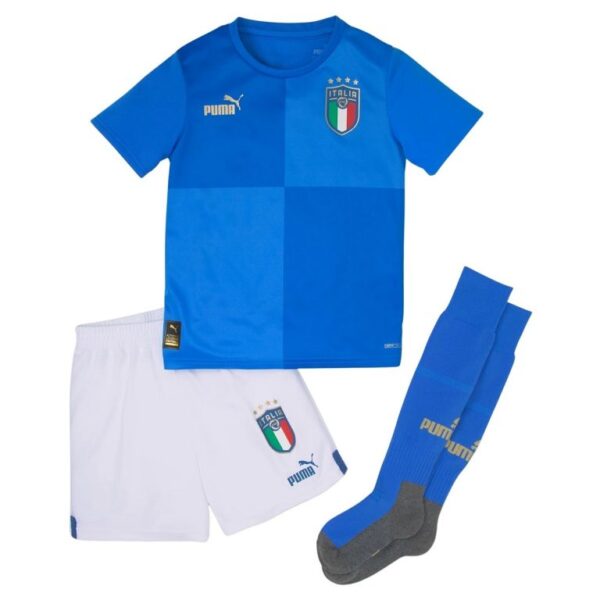 Italia Barn Hjemme Draktsett 2022 Fotballdrakter