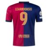 FC Barcelona Robert Lewandowski 9 Hjemmedrakt 2024 25 Fotballdrakter