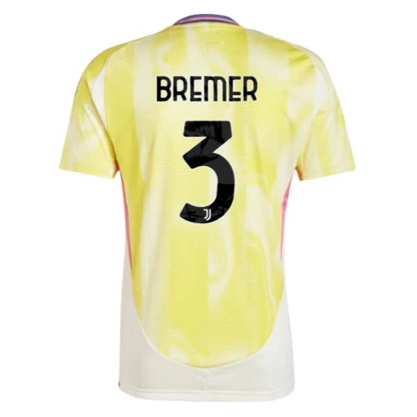 Juventus Bremer 3 Bortedrakt 2024 25 Fotballdrakter