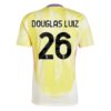 Juventus Douglas Luiz 26 Bortedrakt 2024 25 Fotballdrakter