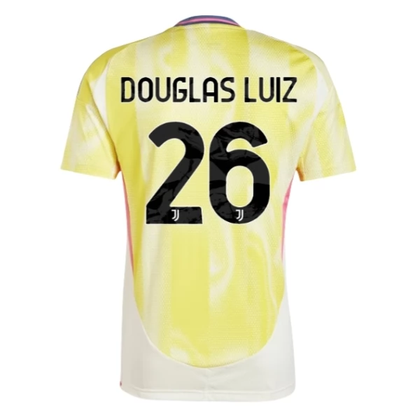 Juventus Douglas Luiz 26 Bortedrakt 2024 25 Fotballdrakter