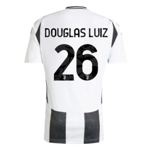 Juventus Douglas Luiz 26 Hjemmedrakt 2024 25 Fotballdrakter