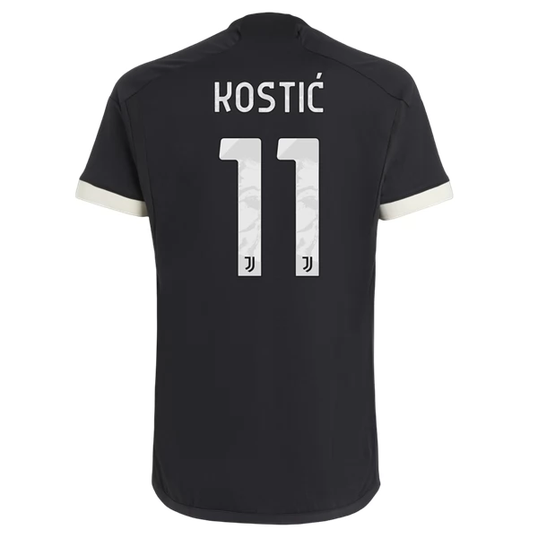Juventus Kostic 11 Tredjedrakt 2023-24 Fotballdrakter