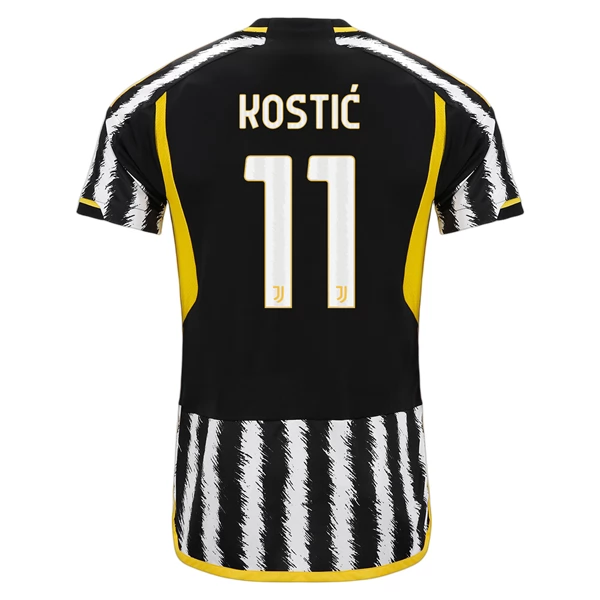 Juventus Kostic 11 Hjemmedrakt 2023-24 Fotballdrakter