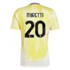 Juventus Miretti 20 Bortedrakt 2024 25 Fotballdrakter