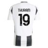 Juventus Thuram 19 Hjemmedrakt 2024 25 Fotballdrakter