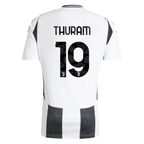 Juventus Thuram 19 Hjemmedrakt 2024 25 Fotballdrakter