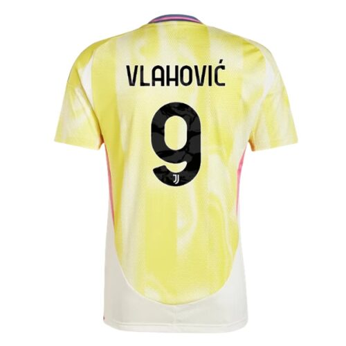 Juventus Vlahović 9 Bortedrakt 2024 25 Fotballdrakter