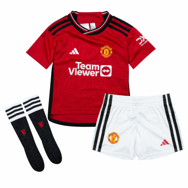 Manchester United Barn Hjemme Draktsett 2023-24 Fotballdrakter