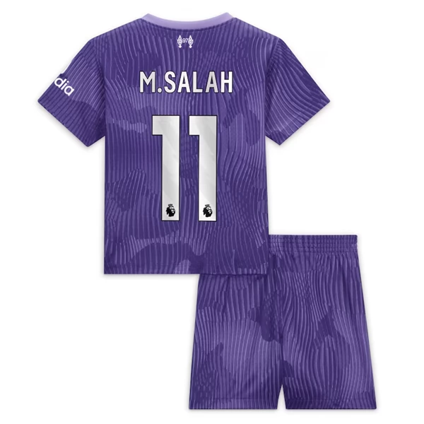 Liverpool M.Salah 11 Barn Tredje Draktsett 2023-24 Fotballdrakter