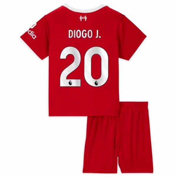 Liverpool Diogo J. 20 Barn Hjemme Draktsett 2023 2024 Fotballdrakter
