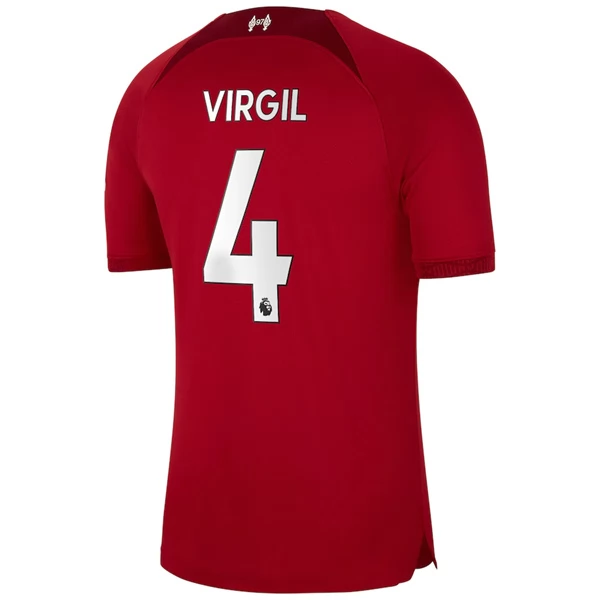Liverpool Virgil van Dijk 4 Hjemmedrakt 2022-23 Fotballdrakter