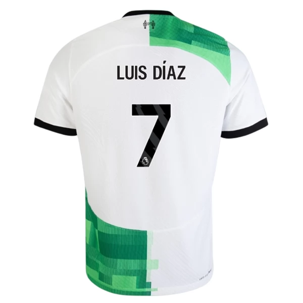 Liverpool Luis Díaz 7 Bortedrakt 2023-24 Fotballdrakter