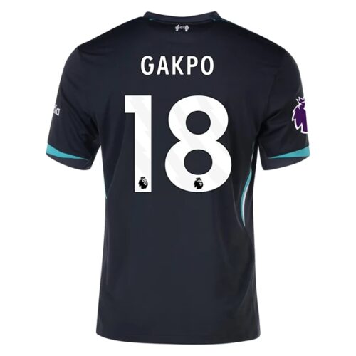 Liverpool Gakpo 18 Bortedrakt 2024 25 Fotballdrakter