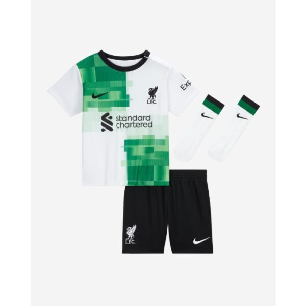 Liverpool Barn Borte Draktsett 2023 2024 Fotballdrakter