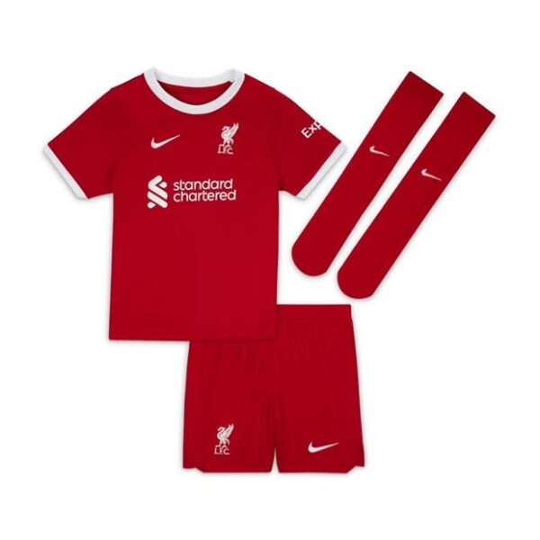 Liverpool Barn Hjemme Draktsett 2023 2024 Fotballdrakter